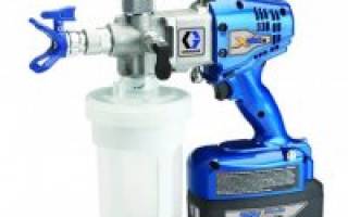 Elmos pg 80: безвоздушный краскопульт и его особенности