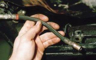 Замена тормозных шлангов