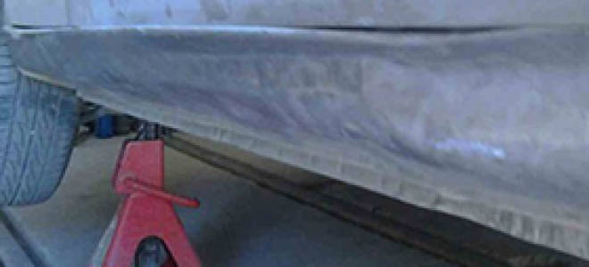 Как выправить порог?