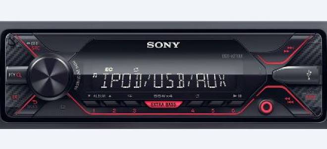 Обзор автомагнитолы Sony (Сони) DSX-A210UI с ЖК-монитором